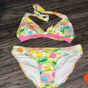 Rare Lilly Pulitzer Pastel Bikini Swim Set